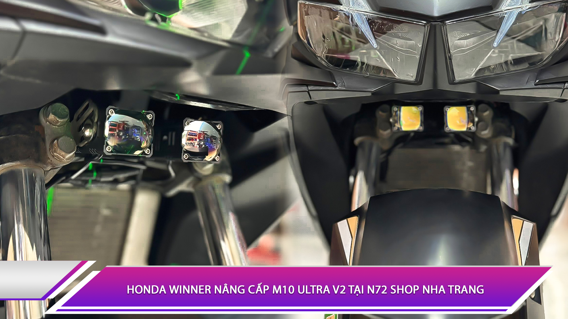 Honda Winner nâng cấp M10 Ultra V2 tại N72 Shop Nha Trang